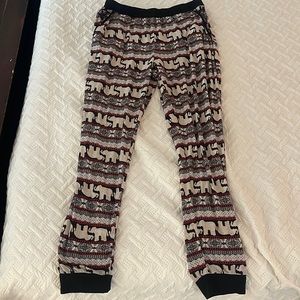 Elephant print joggers